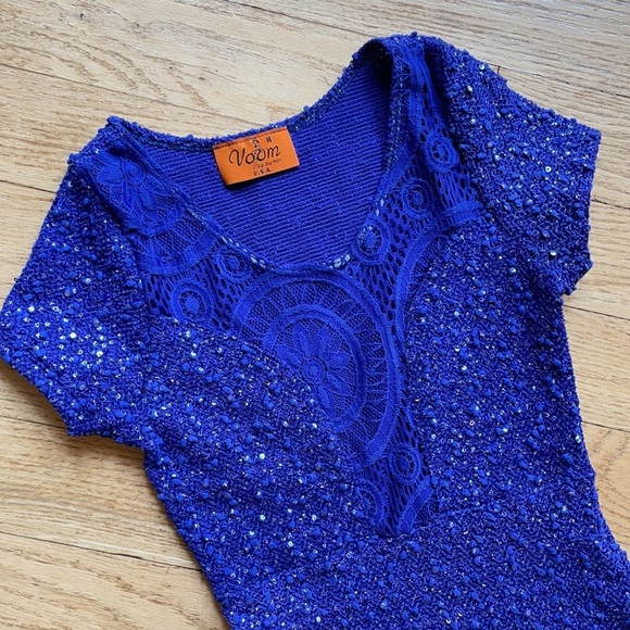 Voom dress by Joy Han Penelope Cap Sleeve Boucle - Picture 2 of 12